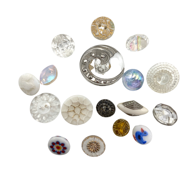 Antique Glass Buttons | Choose Your Favorite