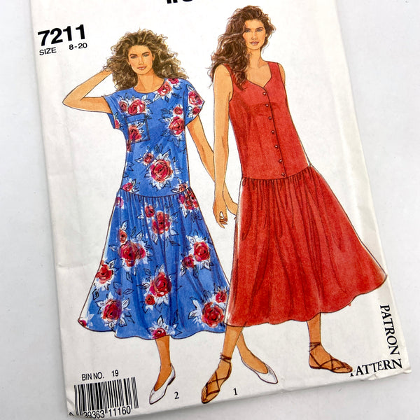 Simplicity 7211 | Adult Dress | Size 8-20