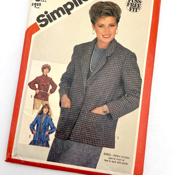 Simplicity 5664 | Adult Unlined Jacket | Size 12