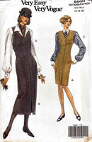Vogue 8500 Vintage | Misses' Jumper & Shirt | Size 12-16