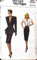 Vogue 9683 Vintage | Misses' Jacket, Skirt, & Blouse | Size 12-16