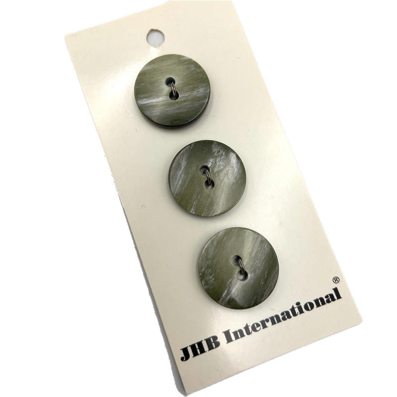 3/4" Jasper | Plastic Buttons | Set of 3