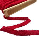 1" Cherry Red | Fringe Trim