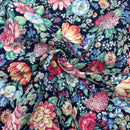 Vivid Garden | Bright Floral Rayon | Woven