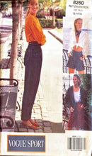 Vogue Sport pattern packaging with a woman wearing a yellow top and black pants.