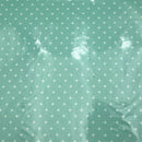 PUL fabric covered in a repeating pattern of small white four-pointed stars.