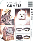 McCall's Crafts 4128 | Pet Accessories | Craft Pattern