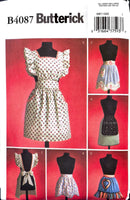 Butterick B4087 | 1950's Vintage Aprons | Size Sm-XL