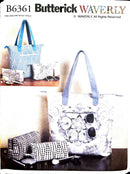 Butterick Waverly B6361 | Tote Bags and Pouches | One Size
