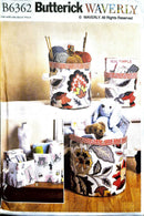 Butterick Waverly B6362 | Storage Bins | One Size