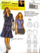 Butterick B5047 Connie Crawford | Misses'/Women's Jacket, Shirt, & Skirt | Size XS-XLG