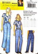 Butterick B5403 Connie Crawford | Misses'/Women's Jeans | Size XS-XL