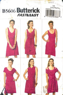 Butterick B5606 | Misses' Dress | Size LG - XXL