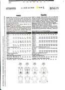 Butterick B5615 ©️2011 | Misses' Top | Size 8-14