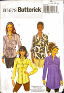 Butterick B5678 | Misses' Petite Shirt & Sash | Size 14-20