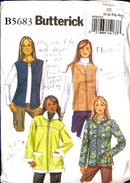 Butterick B5683 | Misses' Vest & Jacket | Size Lg - XXL