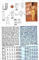 Butterick 3103 | Misses' Shirt, Pants, & Shorts | Size 10