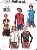Butterick 3572 | Misses' Jacket & Vest | Size 14-18
