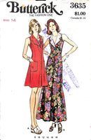 Vintage Butterick 3635 | Misses' Dress | Size 14