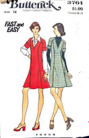 Vintage Butterick Fast and Easy 3764 | Misses' Jumper | Size 14