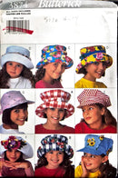 Butterick 3874 | Children's/Girl's Hats | Size 4-14