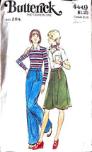 Butterick 4449 | Misses' Skirt & Pants | Size 26 1/2