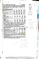 Butterick 4449 | Misses' Skirt & Pants | Size 26 1/2
