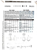 Butterick B4351 | Misses'/Misses' Petite Jacket & Poncho | Size XS-M