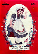 Little Darlings 125 Vintage | Child's Dress, Apron, and Cap | Kid's Size 3-5