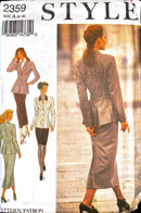 STYLE 2359 | Misses' Jacket and Skirts | Size 8-18