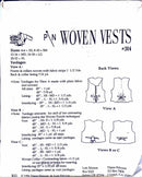 Design & Sew Patterns PIN 314 | Adult's Woven Vests | Size 4-22