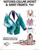 Design & Sew Patterns 307 | Adult's Notched Collar Jacket & Shirt Fronts | Size 4-22