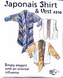 Design & Sew Patterns 310 | Adult's Japonais Shirt & Vest | Size 4-22