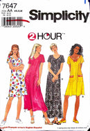 Simplicity 7647 | Misses'/Miss Petite Dress | Size Xs-M