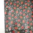 Winter Wonder Charcoal | PUL Fabric | Polyurethane Laminate | Laminated on the FRONT
