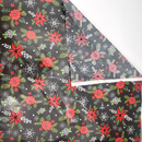 Winter Wonder Charcoal | PUL Fabric | Polyurethane Laminate | Laminated on the FRONT