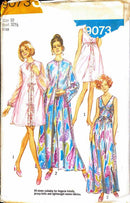 Simplicity 9073 As-Is | Misses' Peignoir and Nightgown in Two Lengths | Size 10 Bust 32 1/2