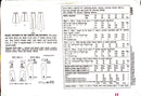 Simplicity 6451 Vintage | Misses' Hip Skirts in Two Lengths and Hip Pants | Size 12 Hip 34