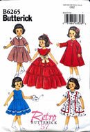 Butterick B6265 Retro '57 | 18" Doll Clothes | One Size