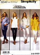 Simplicity Project Runway 8340 | Misses' Shirts with Length and Sleeve Variations | Size 4-12