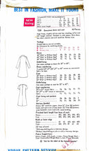 Vogue 7239 Vintage | One Piece Dress and Coat | Size 10 Bust 32 1/2 Hip 34 1/2