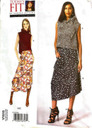 Vogue Today's Fit V1515 | Misses' Top and Skirts | All Sizes Included