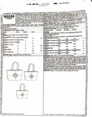 McCall's M5598 | Tote Bags | Accessory Pattern
