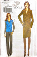Vogue V8523 | Misses' Jacket, Skirt, and Pants | Size 14-20