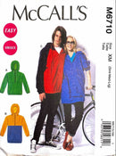 McCall's M6710 | Unisex Adult's Lined Jackets | Size S-Lg