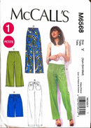 McCall's M6568 | Misses'/Miss Petite Shorts & Pants | Size XS-M