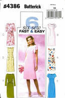 Butterick B4386 | Misses'/Misses' Petite Dress | Size 8-14