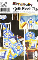 Simplicity 9169 Quilt Block Club | Variable Star & Log Cabin Blocks | Home Decor Pattern