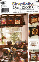 Simplicity 9852 Quilt Block Club | Sunrise Sunset & Sunshine and Shadow | Home Decor Pattern