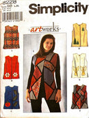 Simplicity 8228 | Misses' Vest | Size L-XL